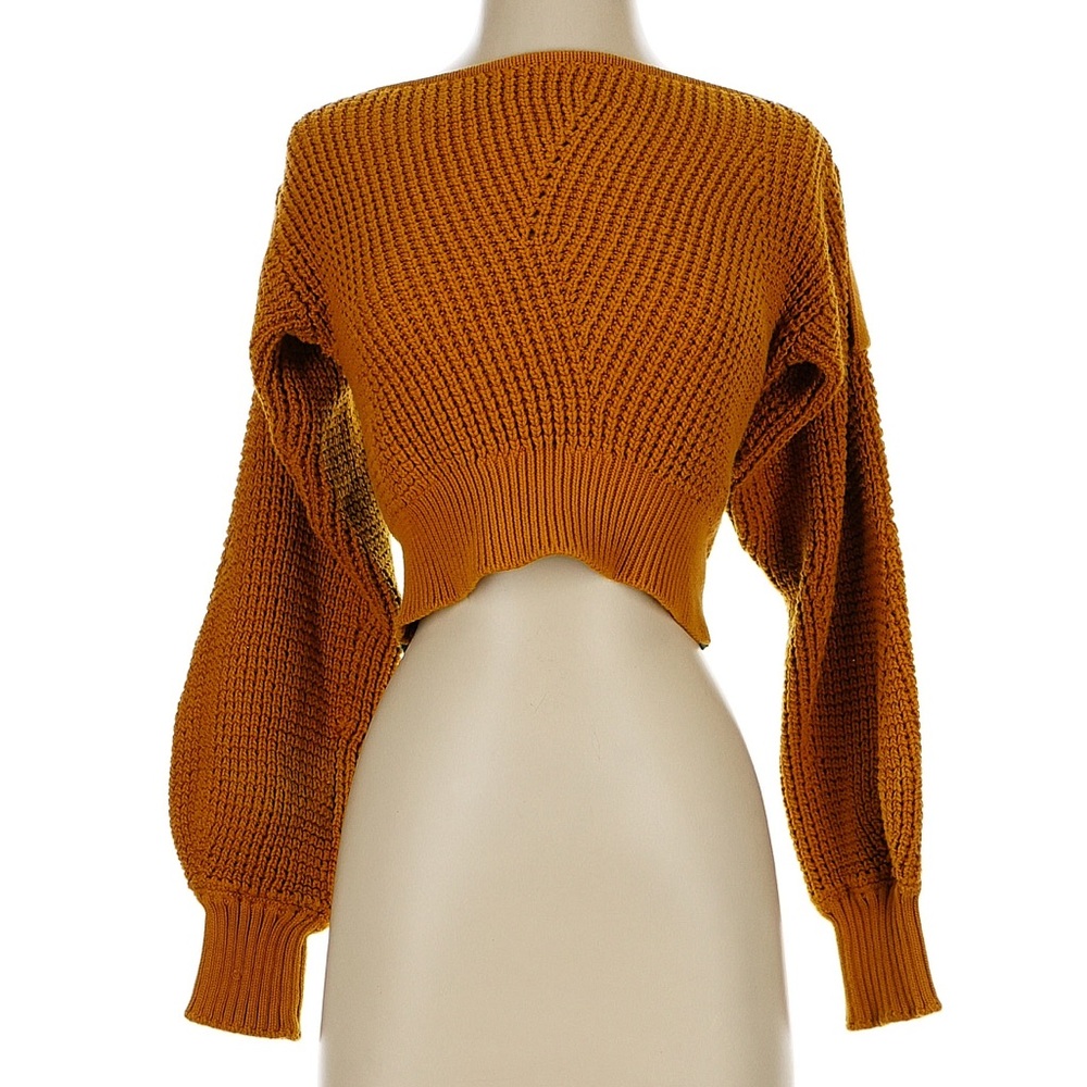 Zara Women's Rust Knit Sweater
